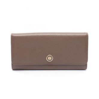 Loewe Brown Leather Long Wallet (Bi-Fold) (Pre-Owned)