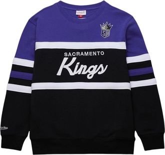 Mitchell & Ness Hombre, Sudaderas, Negro, Talla: S