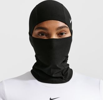 Nike Unisex Nike Pro Hyperwarm Hood in Black | NHK63-058