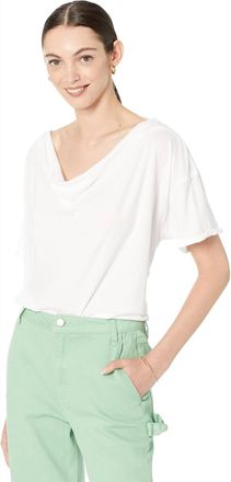 Free People Just Breathe Tee In White