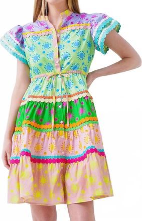 Celia B Ursula Dress In Multi