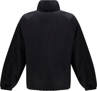 Gucci Mens Black Cotton Full-Length Jacket Clothing