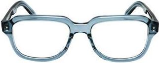 Retro Superfuture 59mm Rectangular Reading Glasses in Blue at Nordstrom Rack