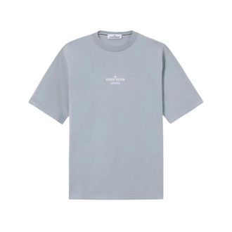 Stone Island Archivio Raso Gommato T-Shirt - Heren - T-shirts - Grijs - XL - Katoen - Tops