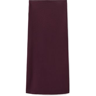 Mango Knit Pencil Skirt in Wine at Nordstrom, Size X-Small