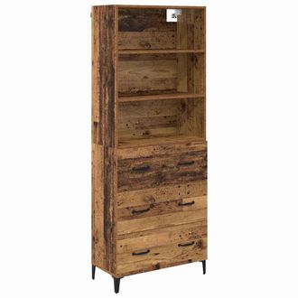vidaXL Vidaxl Credenza Legno Vecchio 69,5 X 34 X 180 Cm Legno