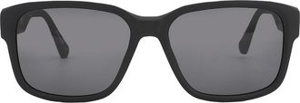 Calvin Klein Mens Rectangular Sunglasses (Black/Grey) - One Size
