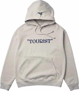 Nikben Tourist Hoodie - Heren - Hoodies - Grijs - L - Katoen - Hoodies & sweatvesten