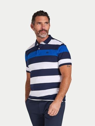 Raging Bull Jersey Contrast Panel Polo in Navy at Nordstrom, Size X-Large