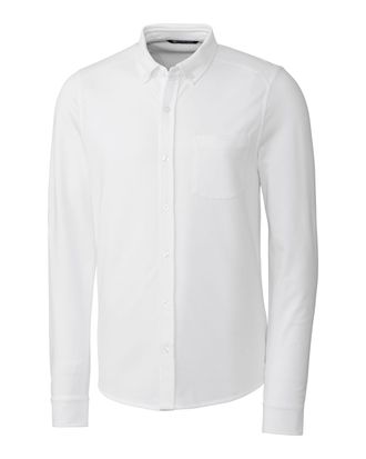 Cutter & Buck Mens Reach Oxford Button Front Shirt