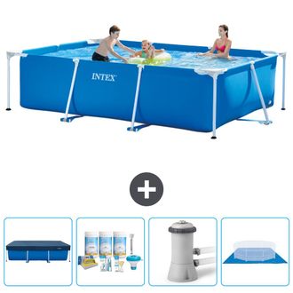 Bestway Intex Piscina Con Estructura Rectangular - 300x200x75 Cm - 7-piezas Scb1