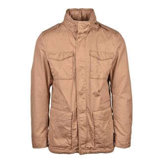 Herno Light Jackets, male, Brown, Size: M Sahariana Jacket