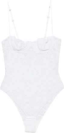 Os&eacute;ree Bridal O Lover Balconette Maillot - Dames - Badpakken - Wit - S - Badmode