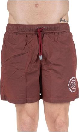 Aspesi Heren Zwemkleding Basic 2 - Heren - Strandmode - Rood - 2XL - Polyester - Badmode