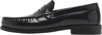 Garment Project Miles Penny Loafer - Heren - Loafers - Zwart - 41 EU - Leer - Schoenen