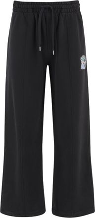 Casablanca Black Elastic Waist Cotton Pants