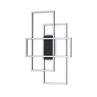 Netlighting Frame LED Decorative Integrated LED Wall Light Black 3000K