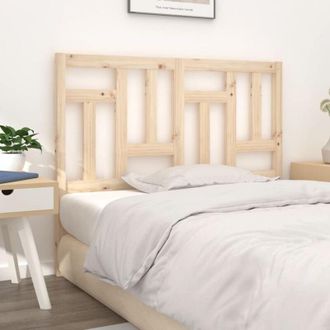 vidaXL Testiera per Letto 140,5x4x100 cm Legno Massello di Pino - Vidaxl