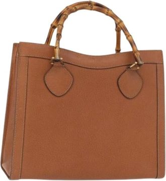 Gucci Pre-owned Tote Bags, female, Brown, Size: ONE SIZE Pre-owned Vintage Tote Bag