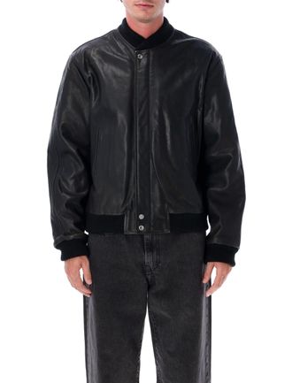 Isabel Marant Isabel Marant Mens Blaike Leather Bomber - Black - Size Medium