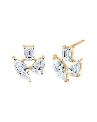 Adina Eden 14K 1.70 ct. tw. Lab-Grown Diamond Earrings