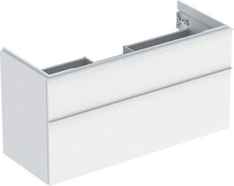 Keramag Keramag - Geberit Icon Mueble Bajo Lavabo, 2 Cajones, 118,4x61,5x47,6 Cm