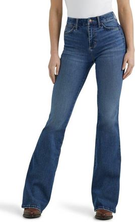 Wrangler Bespoke Curvy High Waist Flare Jeans in Lily at Nordstrom, Size 30 30