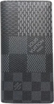 Louis Vuitton Pre-owned Wallets, male, Black, Size: ONE SIZE Pre-owned Vintage Long Wallet (Bi-fold)