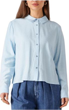 Modstr&ouml;m Veelzijdige Hudgesmd Blouse voor Vrouwen - Dames - Overhemden - Blauw - XL - Overhemden