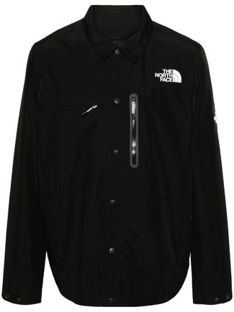 The North Face Amos logo-appliqu&eacute; shirt jacket - Black