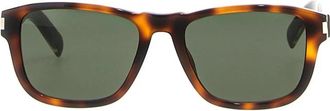 Saint Laurent Moderne zonnebril met stijl SL 710 - Heren - Zonnebrillen - Bruin - ONE Size - Accessoires