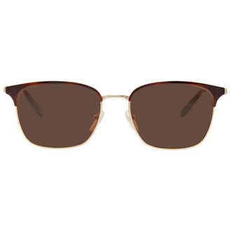 Ferragamo Shiny Gold Square Mens Sunglasses SF180S 271 54
