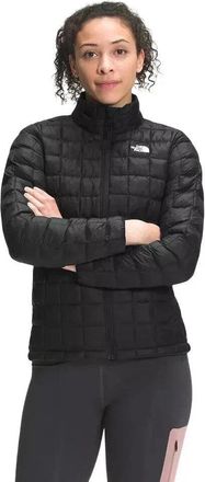 The North Face ThermoBall Eco Jacket Womens Black Quilted Insulated FROG329