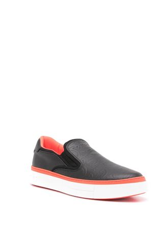 Ferragamo Devin Parker Slip-On Sneaker - Black