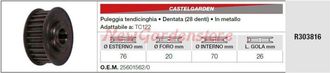 STIGA Sports Polea Tensora Castelgarden Tractor De C&eacute;sped Tc122 R303816