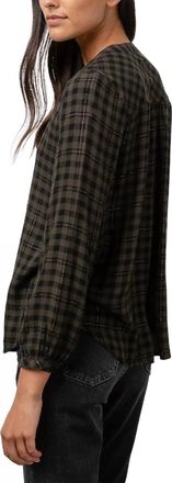 Rails Eloise Shirt In Fern Black