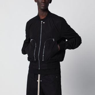 Rick Owens Bomber Bauhaus Flight in cotone nero