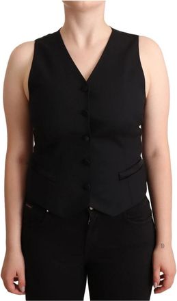 Dolce & Gabbana Vests - Dames - Gillet - Zwart - S - Kostuums