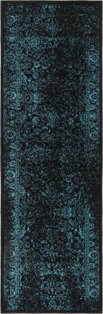 Safavieh Alfombra negro/verde azulado 76 x 183 cm