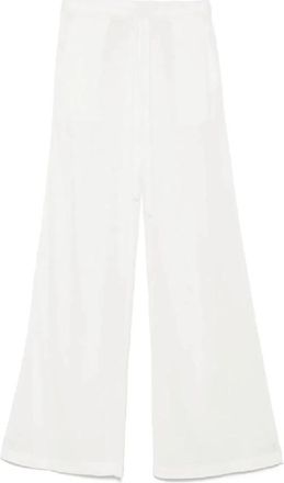 P.A.R.O.S.H. Op maat gemaakte broek voor vrouwen - Dames - Wijde Broeken - Beige - XS - Broeken