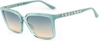 Guess Blue Resin Womens Sunglasses