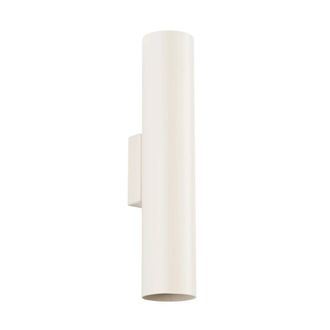 Wonderlamp Aplique de pared de metal beige con 2 luces gu10