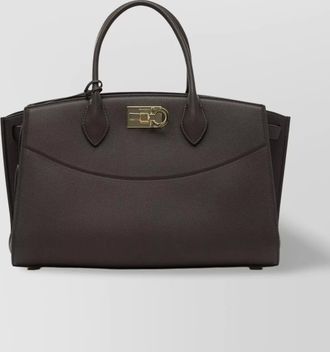Ferragamo the studio soft leather shoulder bag