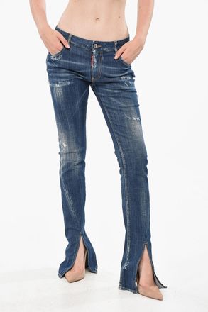 Dsquared2 Regular-Fit Jeans TRUMPET with Ankle Slit 20cm Dsquared2