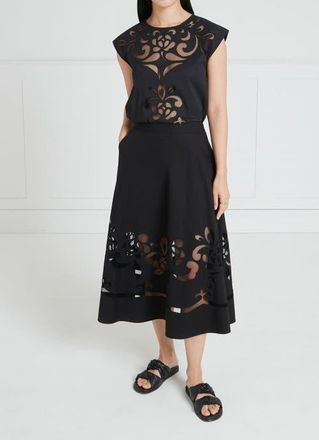 Temperley London Nelle Skirt in Black at Nordstrom, Size 10