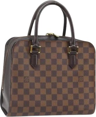 Louis Vuitton Pre-owned Handbags, female, Brown, Size: ONE SIZE Pre-owned Canvas Handbag