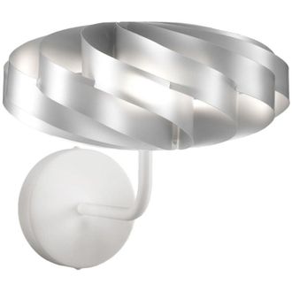Linea Zero Applique Moderna 1 Luce Flat In Polilux Silver D30 Made In Italy