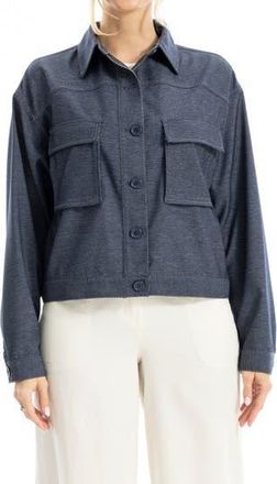 Max Studio Knit Jacket in Indigo at Nordstrom Rack, Size X-Small