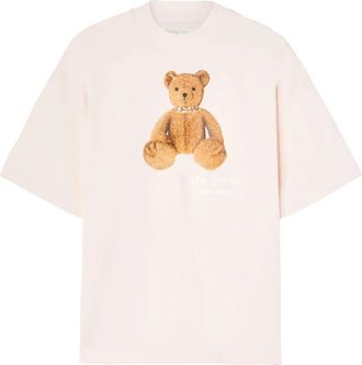 Palm Angels T-shirt Bear In Mind - Rosa