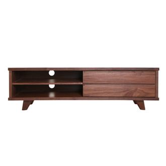 Miliboo Mueble Tv Dise&ntilde;o Nogal Fifties